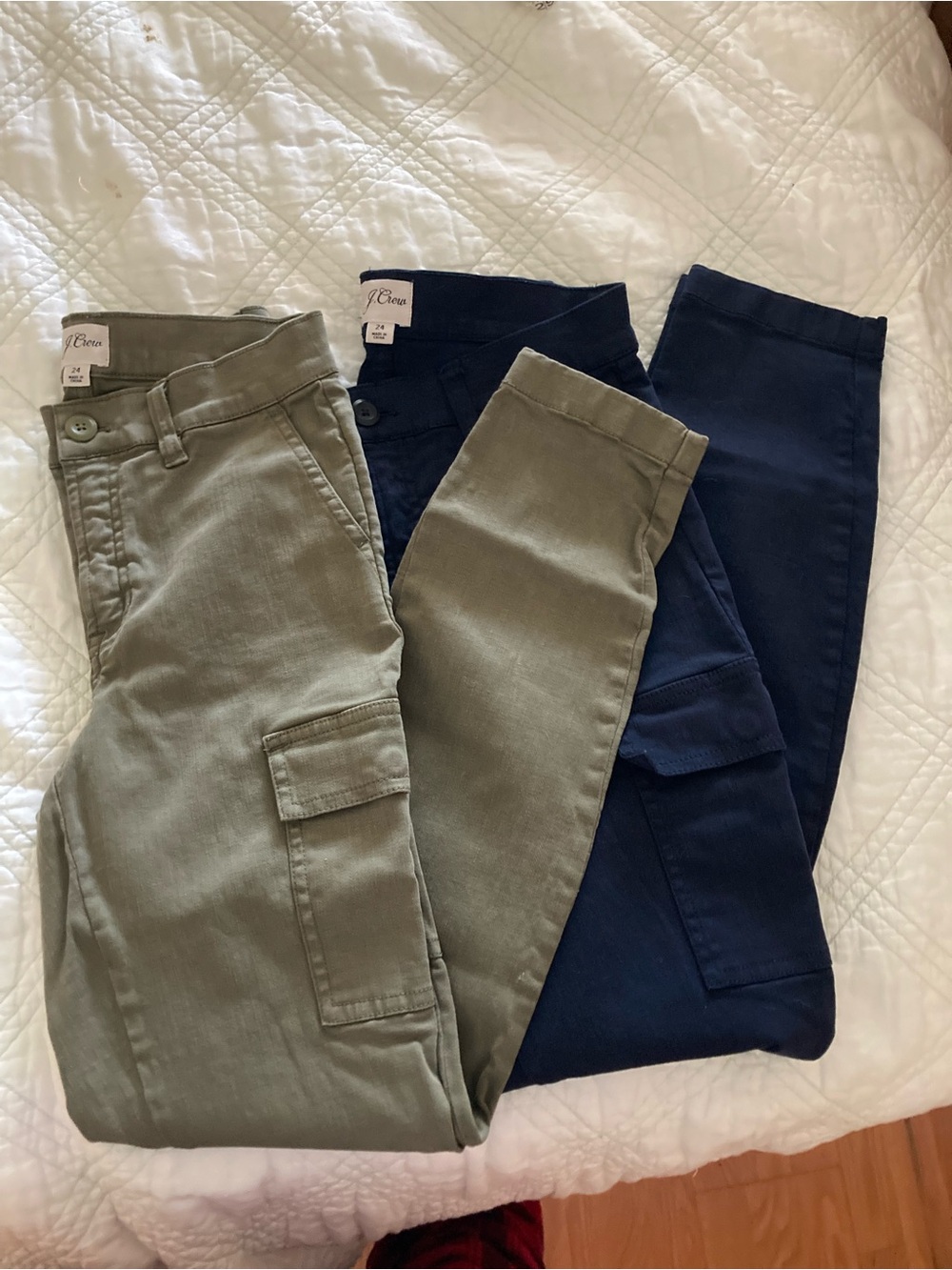 J Crew Skinny Cargo Pants 24